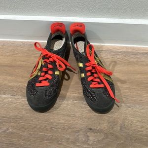 RARE  Womens Onitsuka Tiger size 7 denim/orange mexico 66 sneaker brand new!